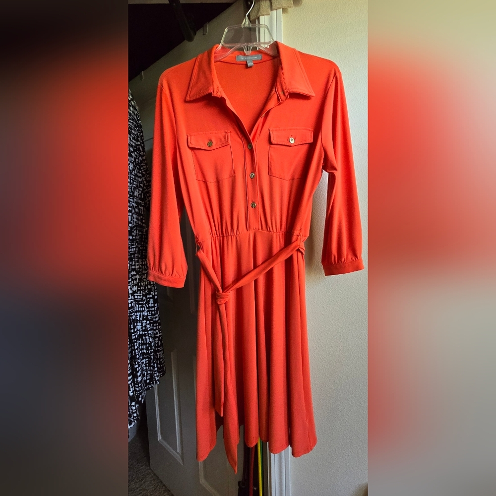 Orange dress